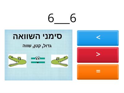 גדול, קטן, שווה 