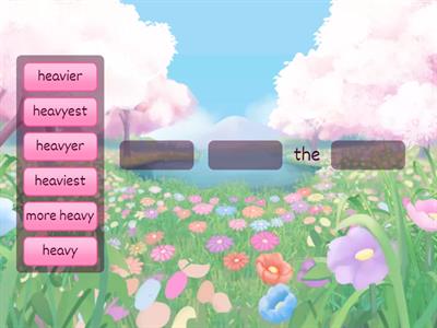 Degrees of comparison. 