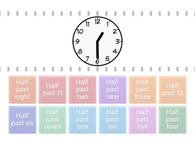 Time: half past