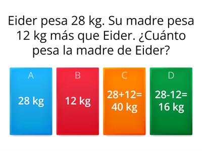 PROBLEMAS MATEMÁTICOS DE MASA