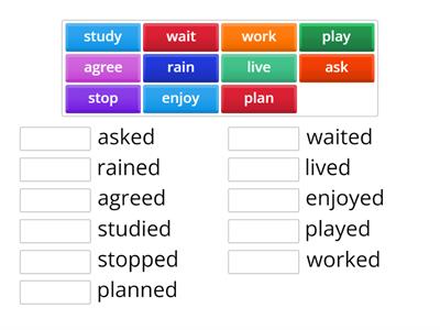 Past simple (Regular verbs)