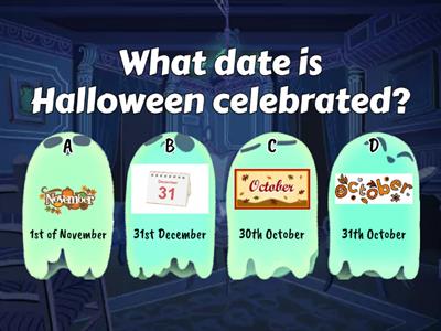 Halloween quiz  Boo