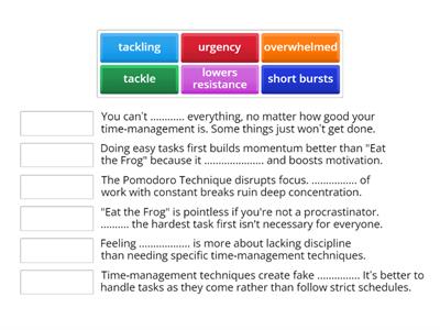 les 1 Time-management