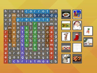 ESOL Entry 2 Christmas wordsearch