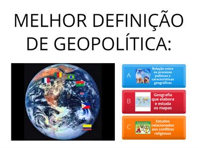 GEOPOLÍTICA E SEUS CONCEITOS