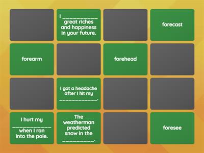  Prefix Fore - Matching