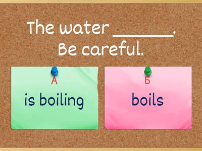 Present Simple vs Present Continuous