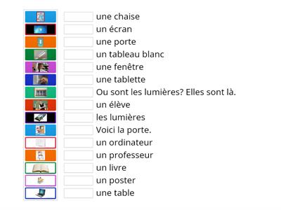 KS2 French - Dans la salle de classe (In the classroom)