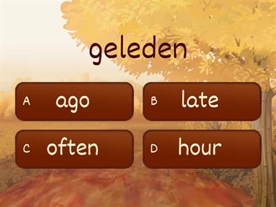 Vocabulary Time English/Dutch