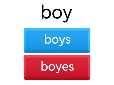 Plural of nouns_quiz