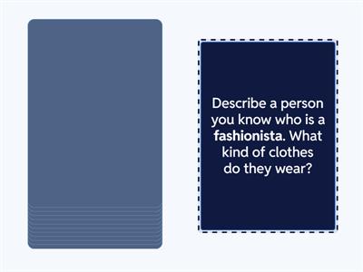 I1+ Slanguage Shopaholic Speaking Cards