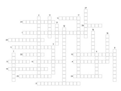 Crucigrama 4º ESO Revolución Francesa