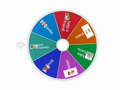 Be kind spin the wheel 