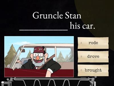 irregular verbs Gravity Falls episode 4