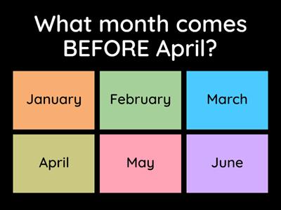 Months of the year QUIZ (Australia)