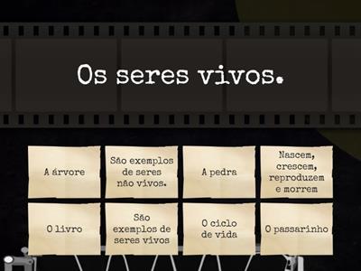 Ciências-Seres vivos e seres não vivos