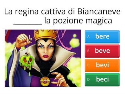 Quiz verbi irregolari al presente