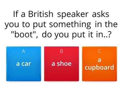 British vs American English