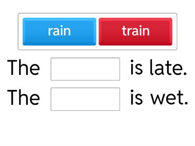  Long A - ai sentences