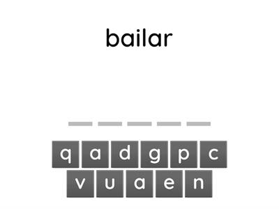 Verbs (yellow group)