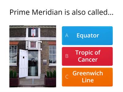 Parallels of latitude and Meridians of longitude