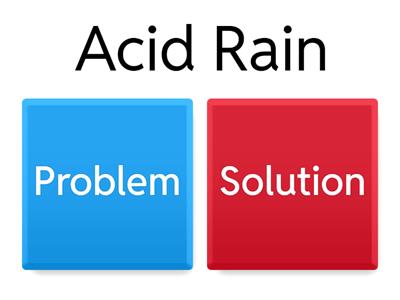 Environmental Problems : Solutions