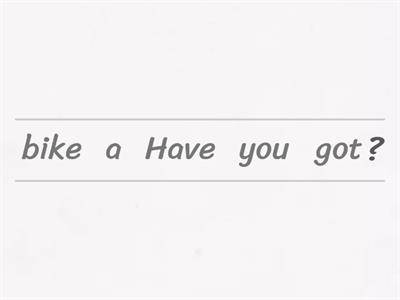 Have/Has got questions