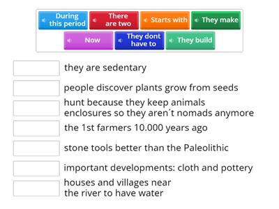 y4 sc u5 Neolithic sentences