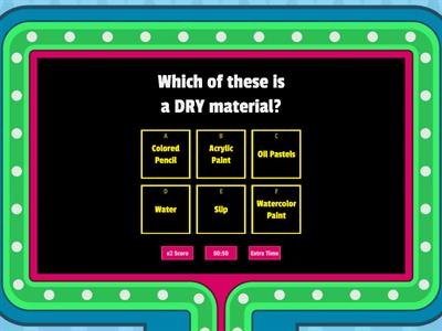 Basic Art Gameshow Quiz 