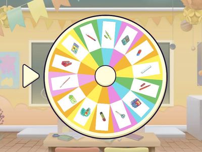 school things Glücksrad