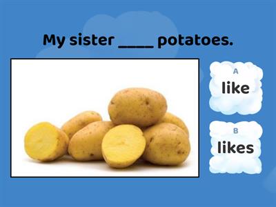 Mi piace/mi piace/non mi piace/non mi piace (+/-).