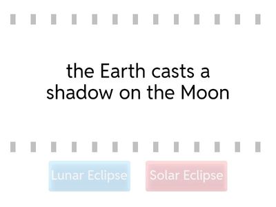 Lunar Eclipse vs Solar Eclipse