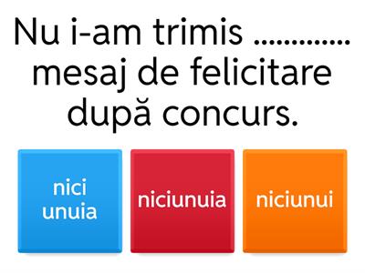 Pronumele și adjectivul pronominal negativ