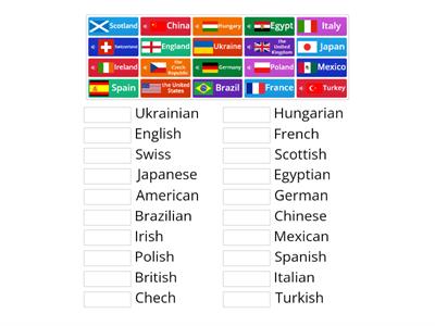 EF Elementary / U1B / Countries and nationalities