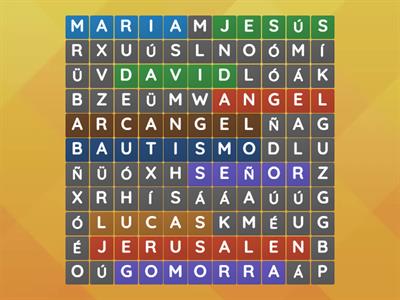 sopa de letras de Jesús ✨