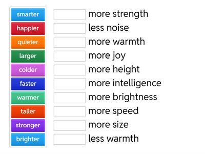 Adjective Comparatives
