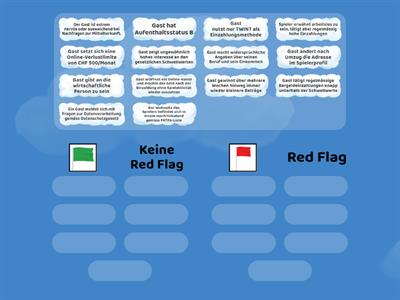 Red Flag oder doch nicht? 