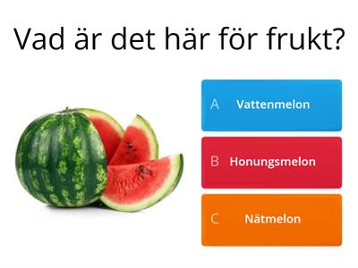 Frukt och grönsaker