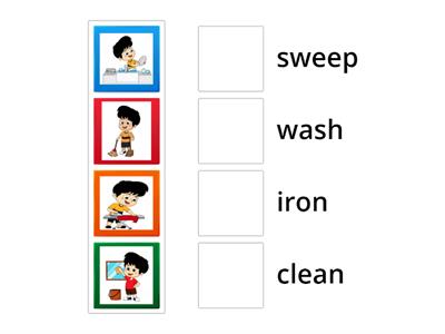  sweep wash iron clean