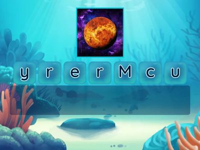 Comparatives Terms Featuring the Planets and Sea Creatures 