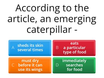 Metamorphosis (5th Grade ELA Review/Selection 2)