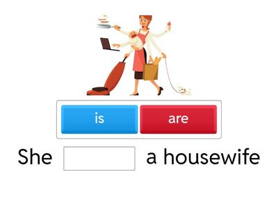 Learn with verb to be