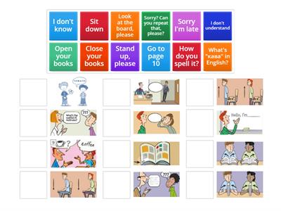 Classroom language English File Beginner