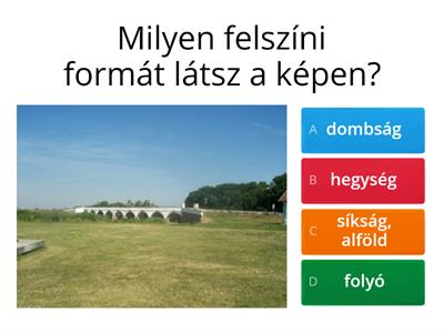 Felszíni formák 