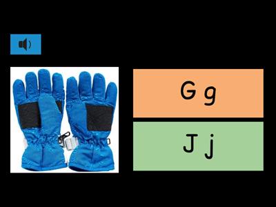 Phonics - Gg or Jj - Quiz