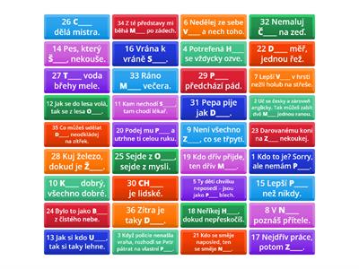 ČESKÉ IDIOMY 10–12