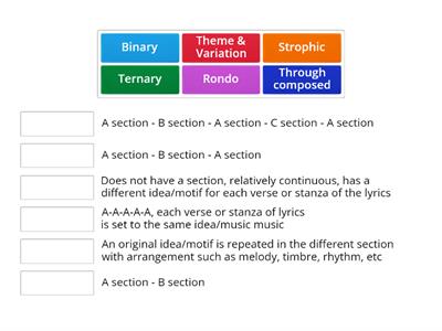 Music - Form/Structure