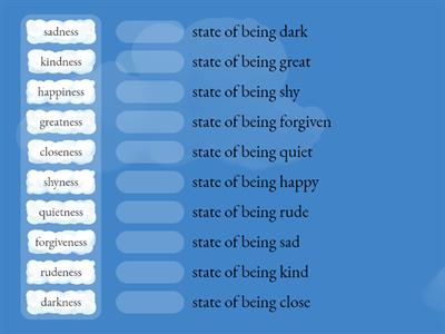 Suffix -ness Definition Match