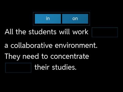 Prepositions - Gap fill