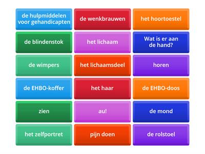 Extra woorden week 1: kies het antwoord